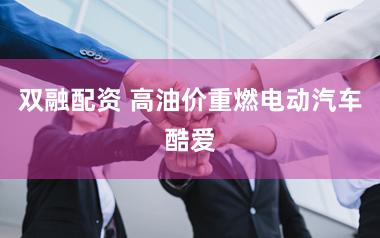 双融配资 高油价重燃电动汽车酷爱
