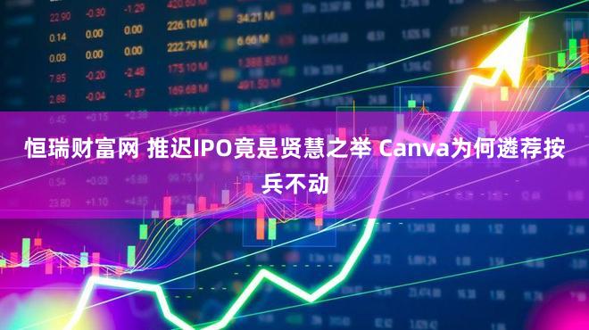 恒瑞财富网 推迟IPO竟是贤慧之举 Canva为何遴荐按兵不动