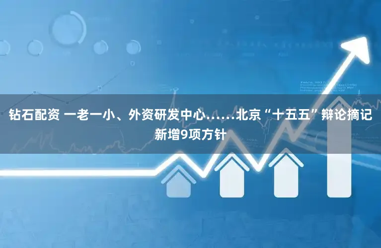 钻石配资 一老一小、外资研发中心……北京“十五五”辩论摘记新增9项方针