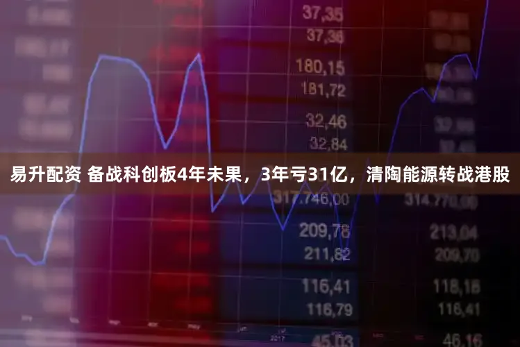 易升配资 备战科创板4年未果，3年亏31亿，清陶能源转战港股